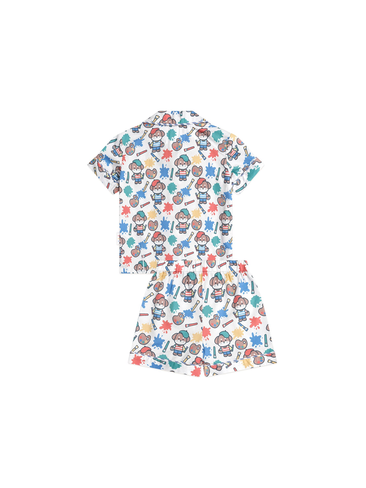 Huxbaby Parisian Painter Pup PJs