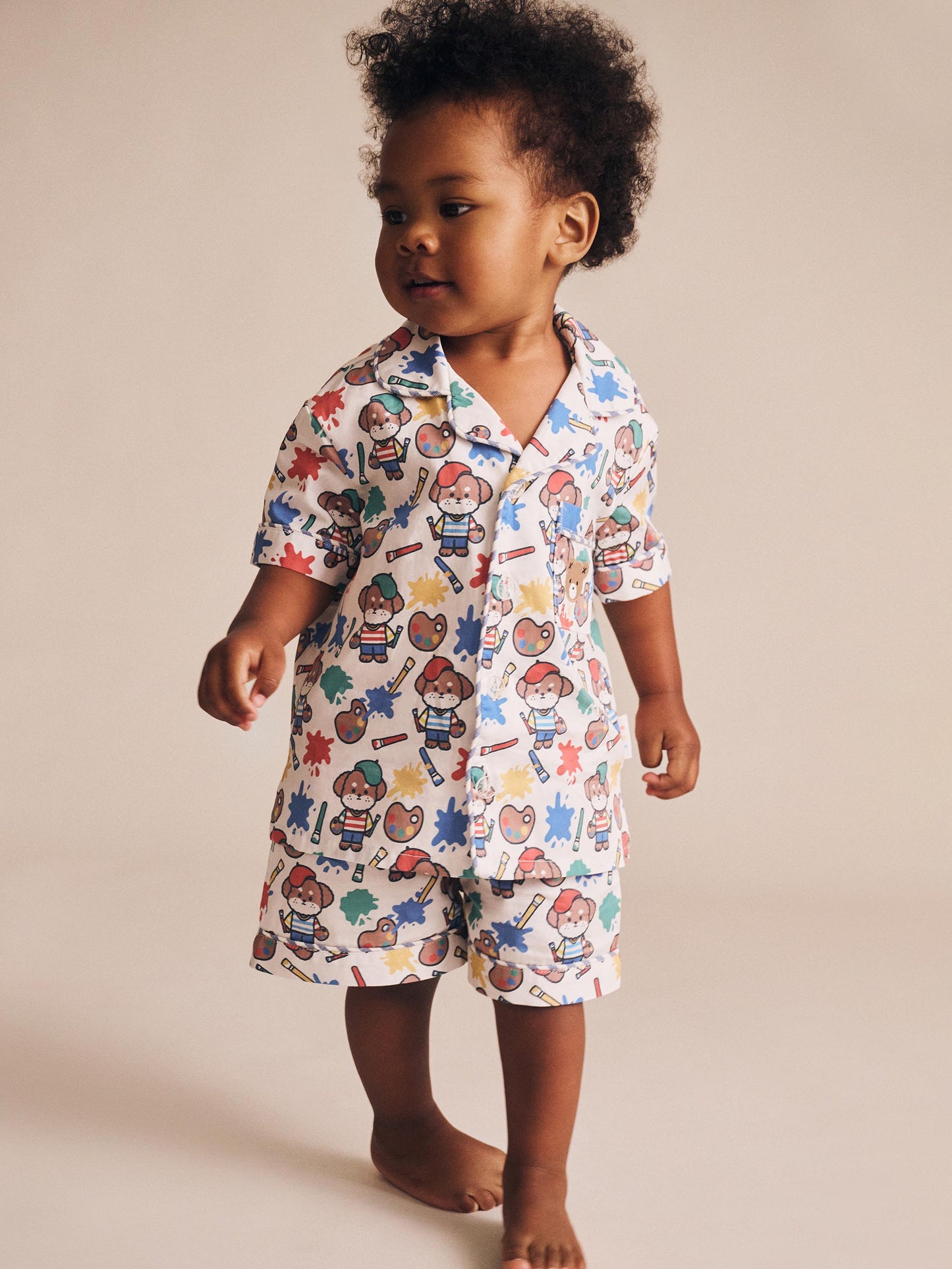 Huxbaby Parisian Painter Pup PJs