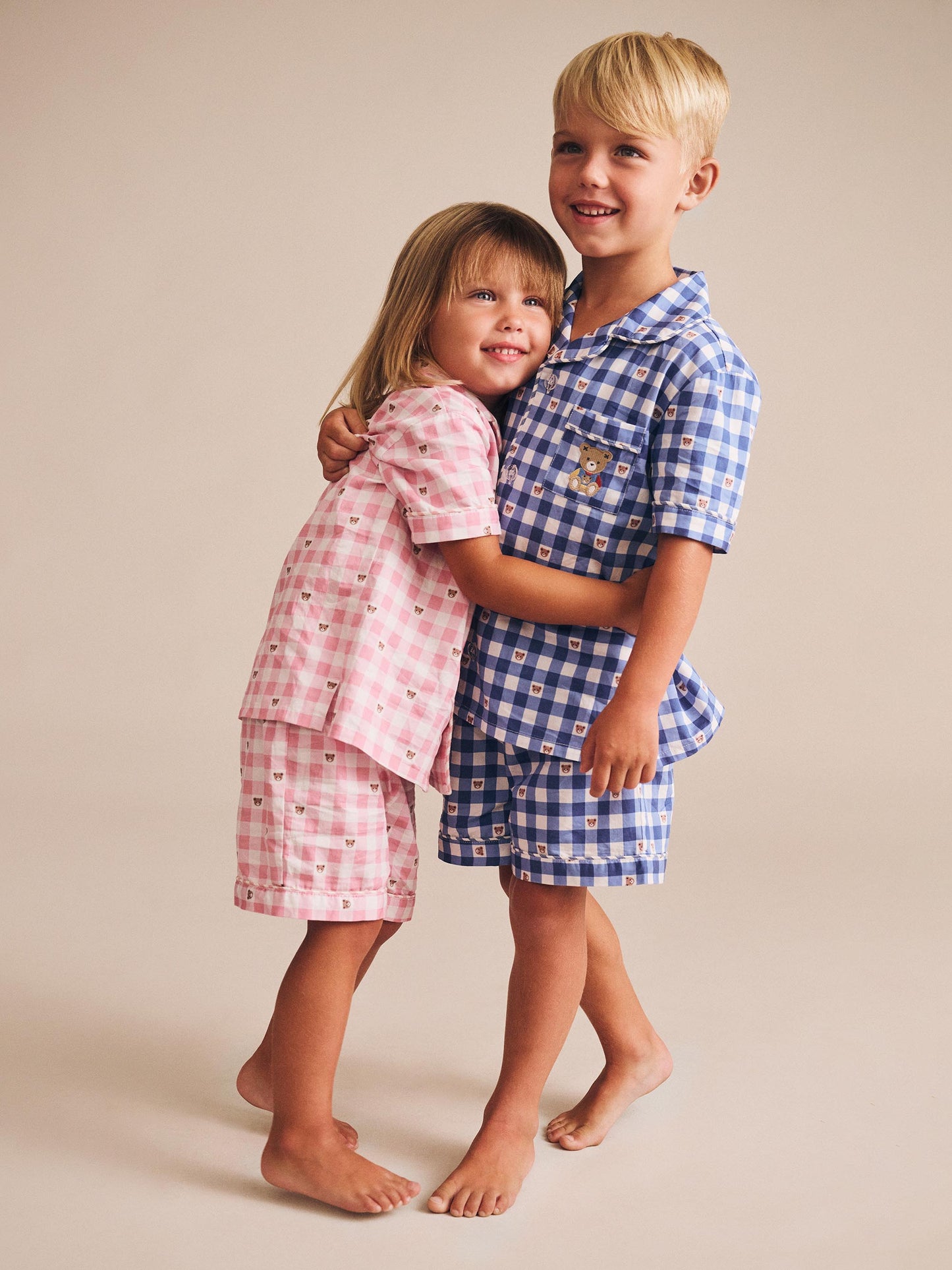Huxbaby Huxbear Check PJs
