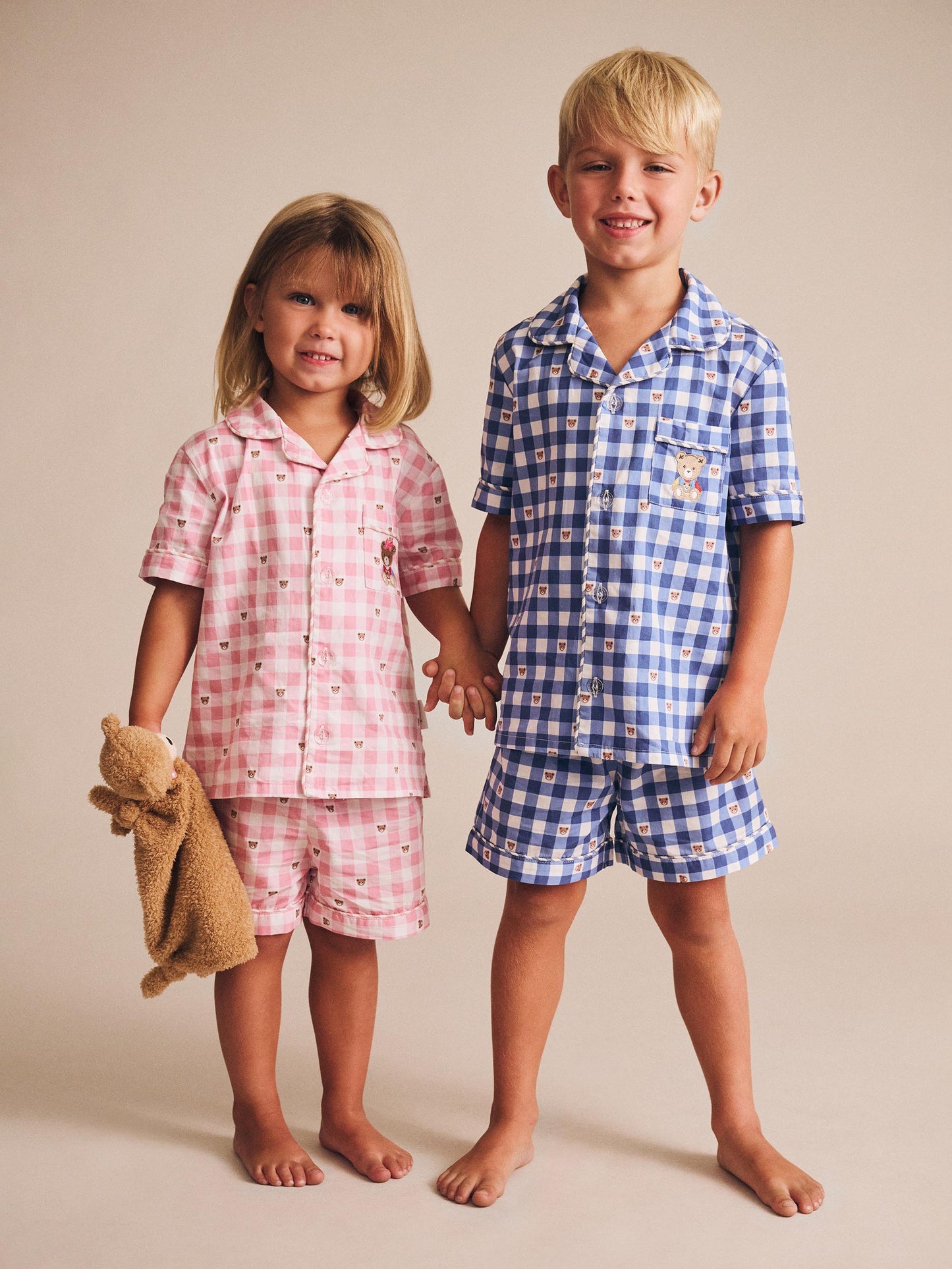 Huxbaby Huxbear Check PJs