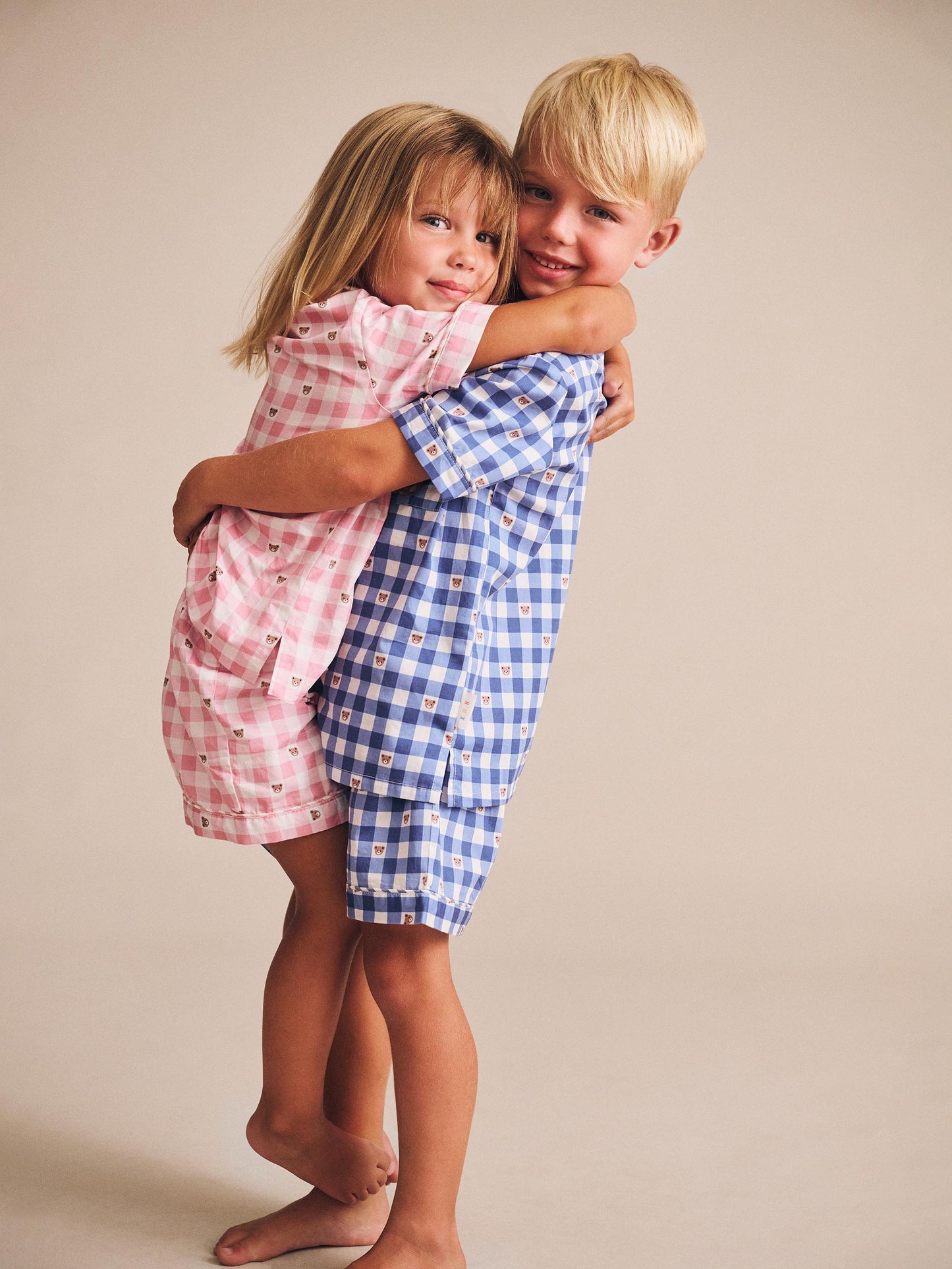 Huxbaby Huxbear Check PJs