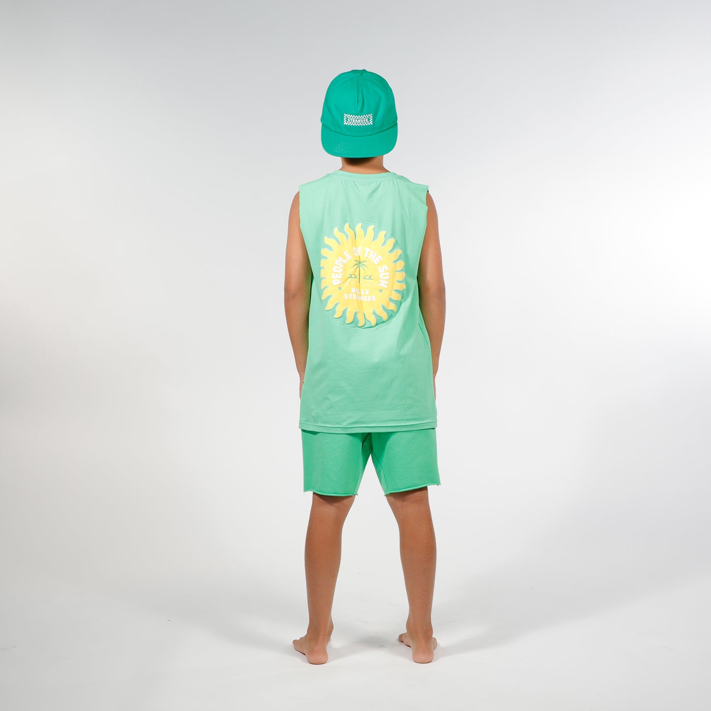 Hello Stranger People Of The Sun Muscle Tee Green