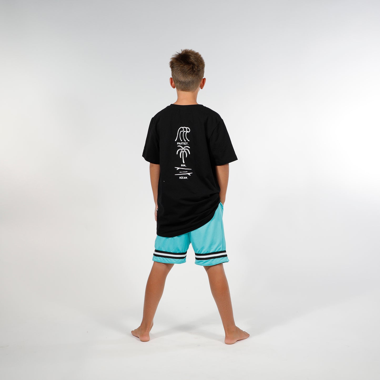 Hello Stranger Varsity Short Mint