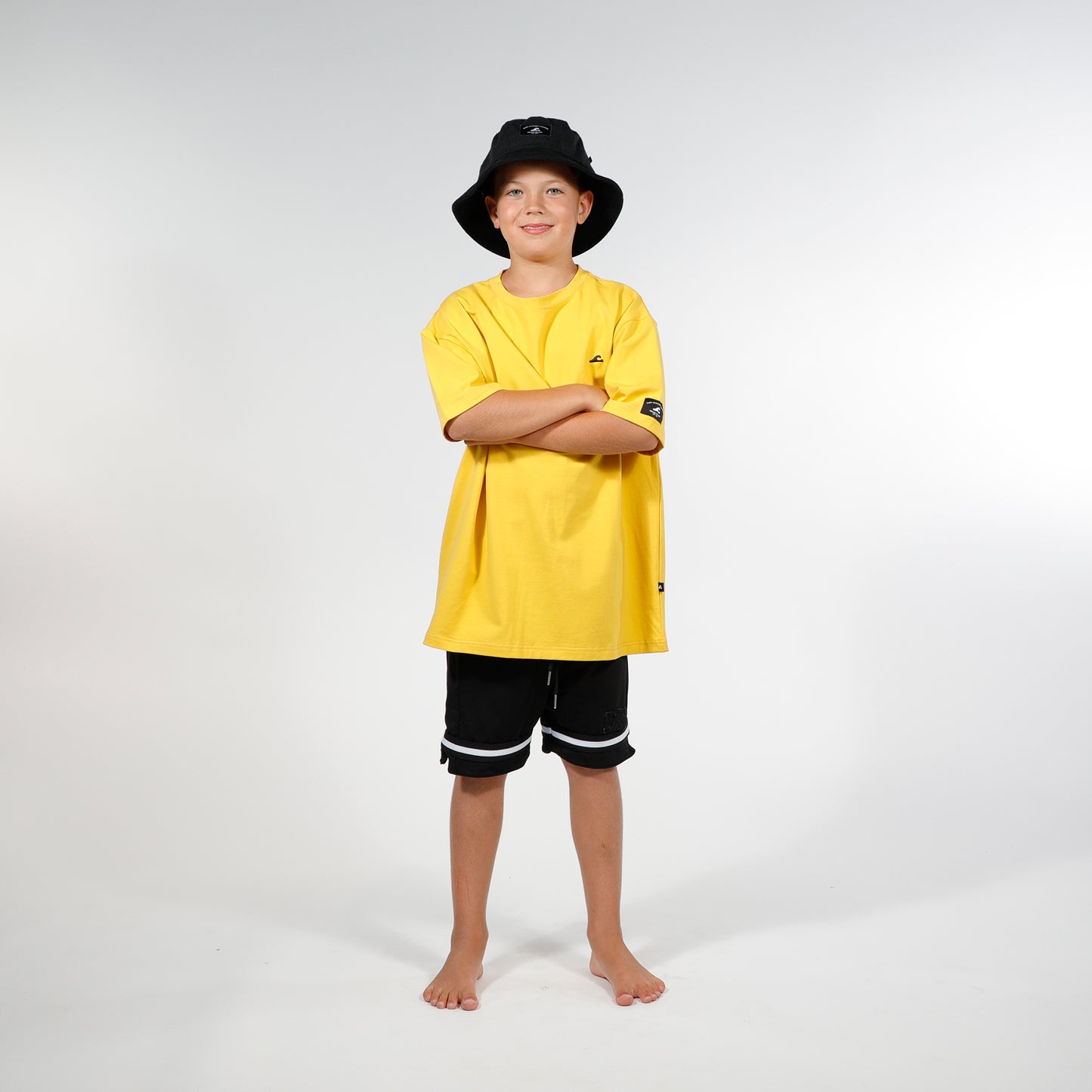 Hello Stranger Future Is Bright Box Tee Yellow