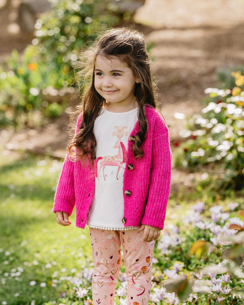 Minihaha Pink Cardigan