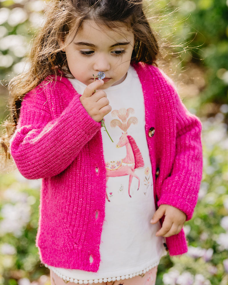 Minihaha Pink Cardigan