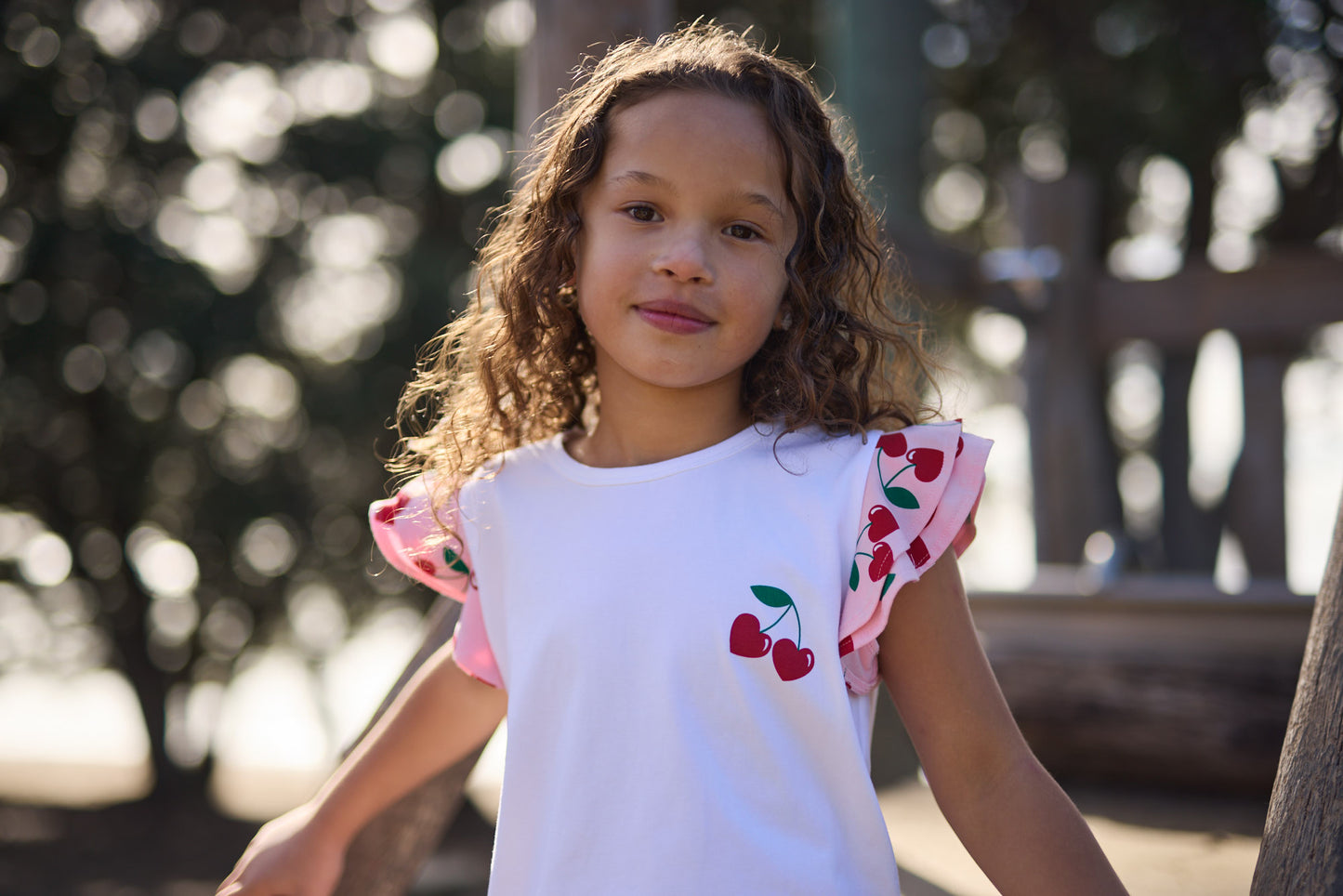 Radicool Cherry Frill Tee
