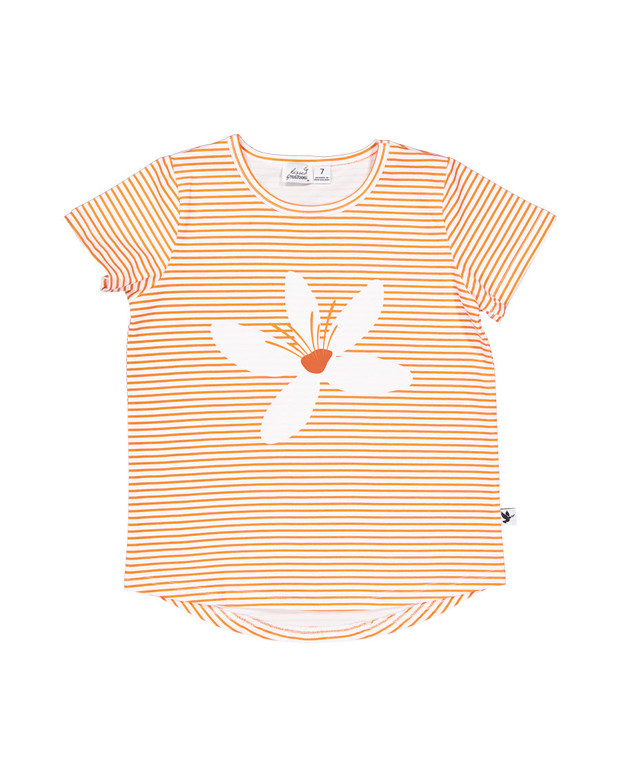Radicool Orange Blossom Stripe Tee