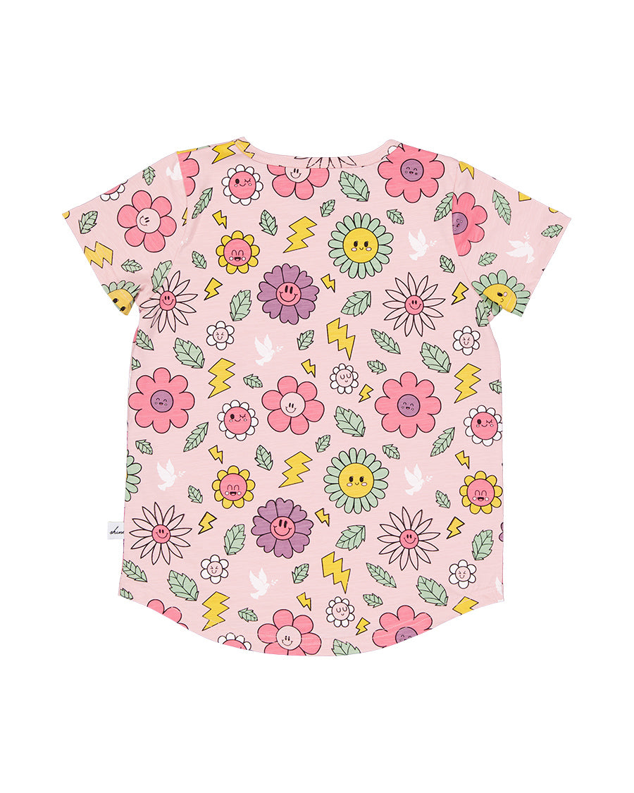 Radicool Smiley Flower Tee