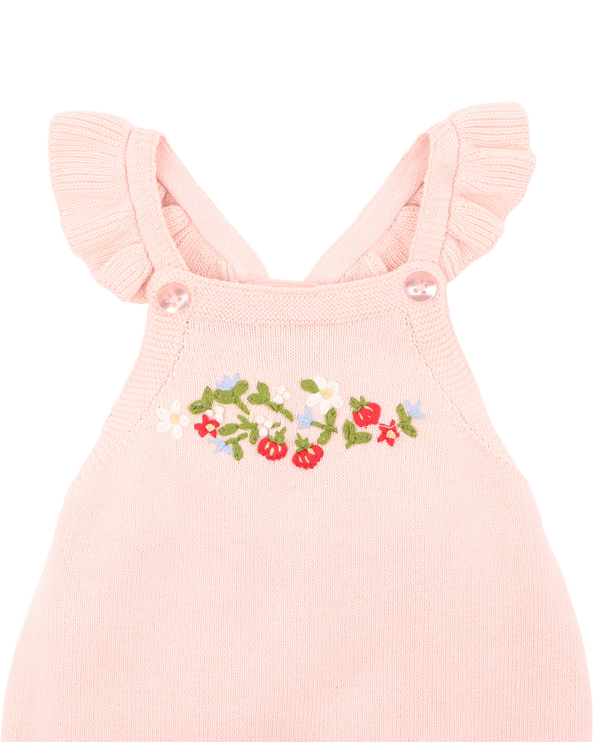 Minihaha Poppy Hand Embroidered Knit Bodysuit