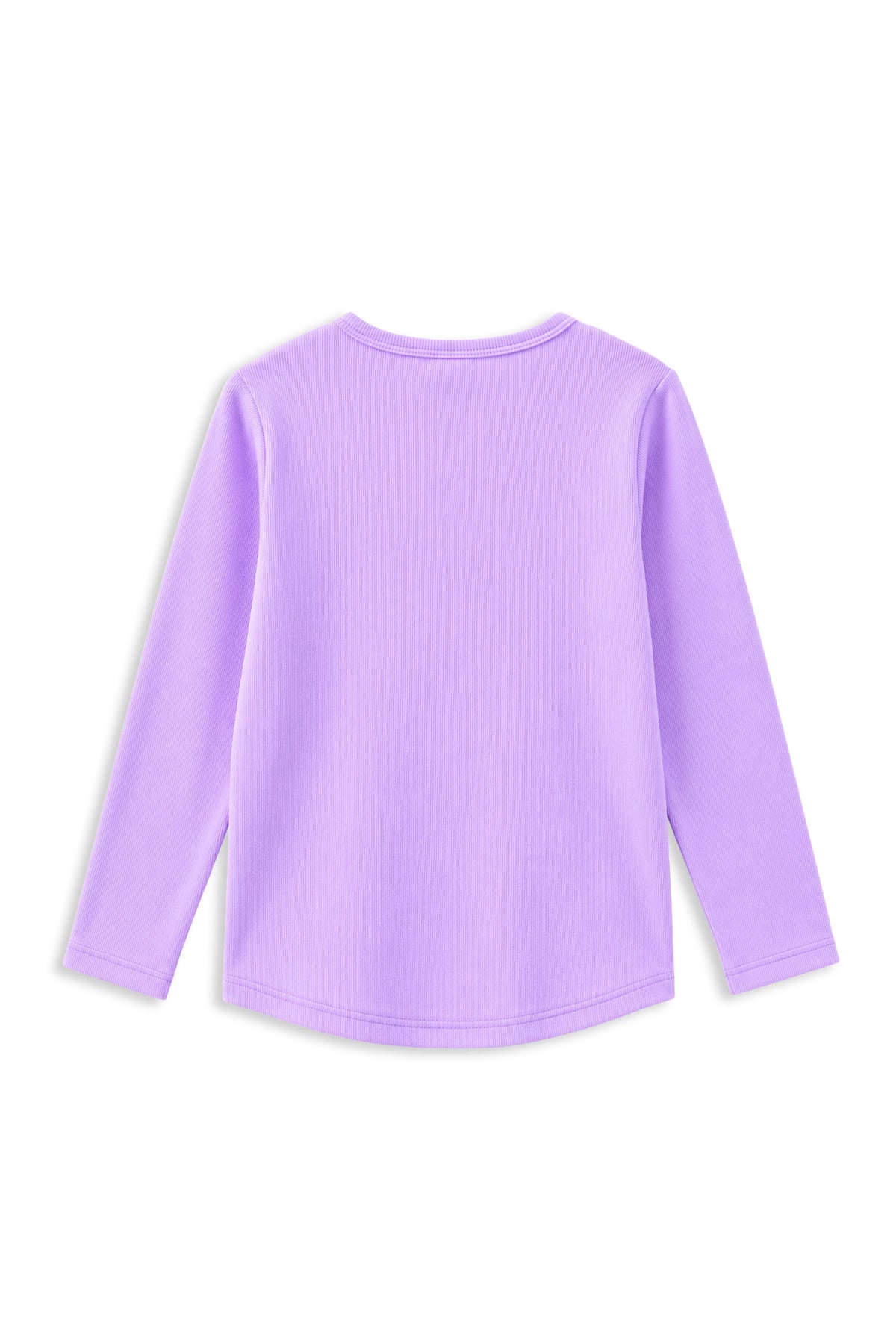Milky Lavender Henley Long Sleeve Tee