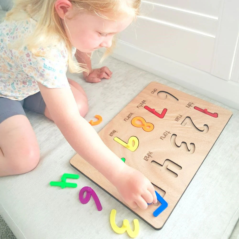 Lulo Puzzle | Numbers 1-10 in Māori | Brights