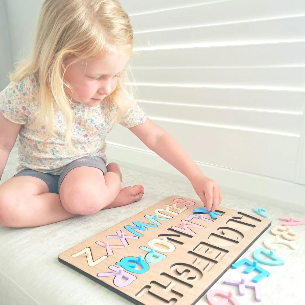 Lulo Puzzle | Uppercase Alphabet | Pastels