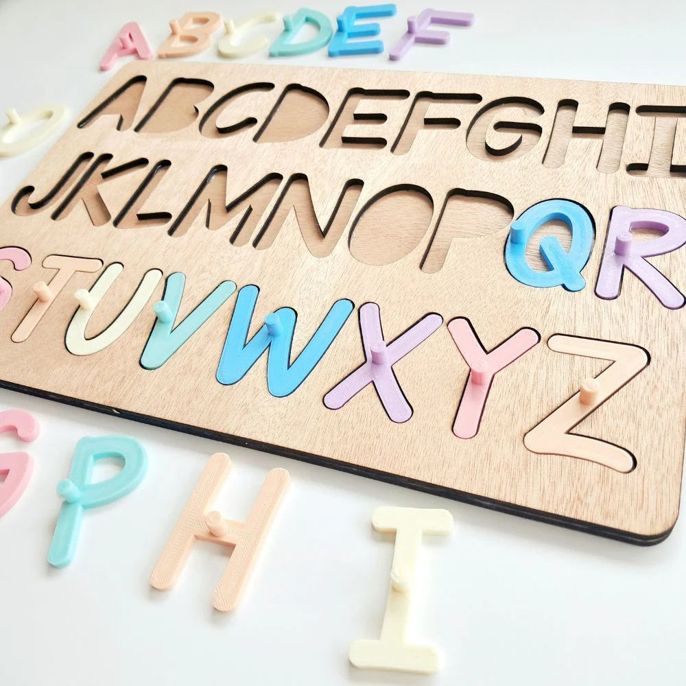 Lulo Puzzle | Uppercase Alphabet | Pastels