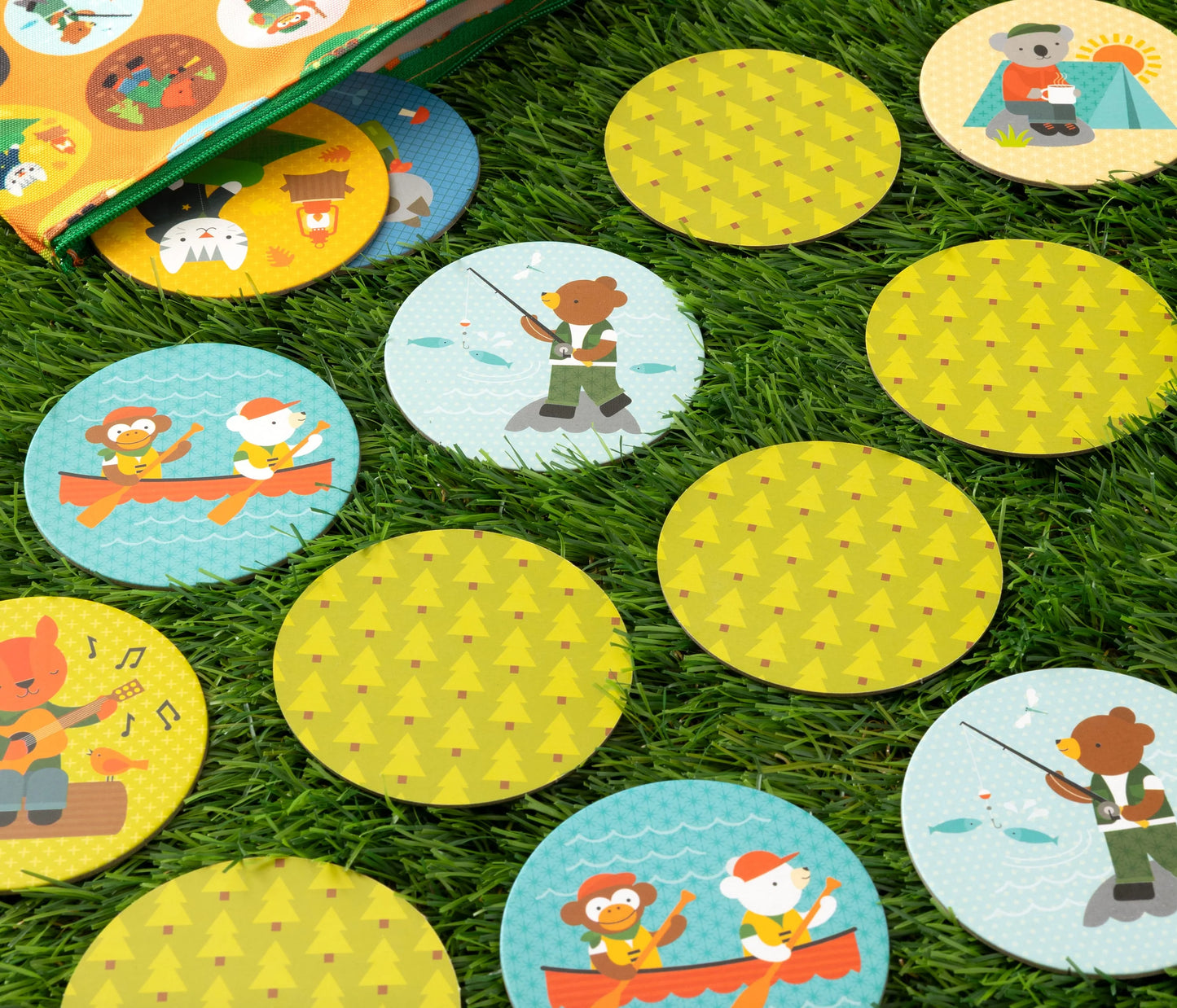 Le Petite Collage Matching Game Little Campers