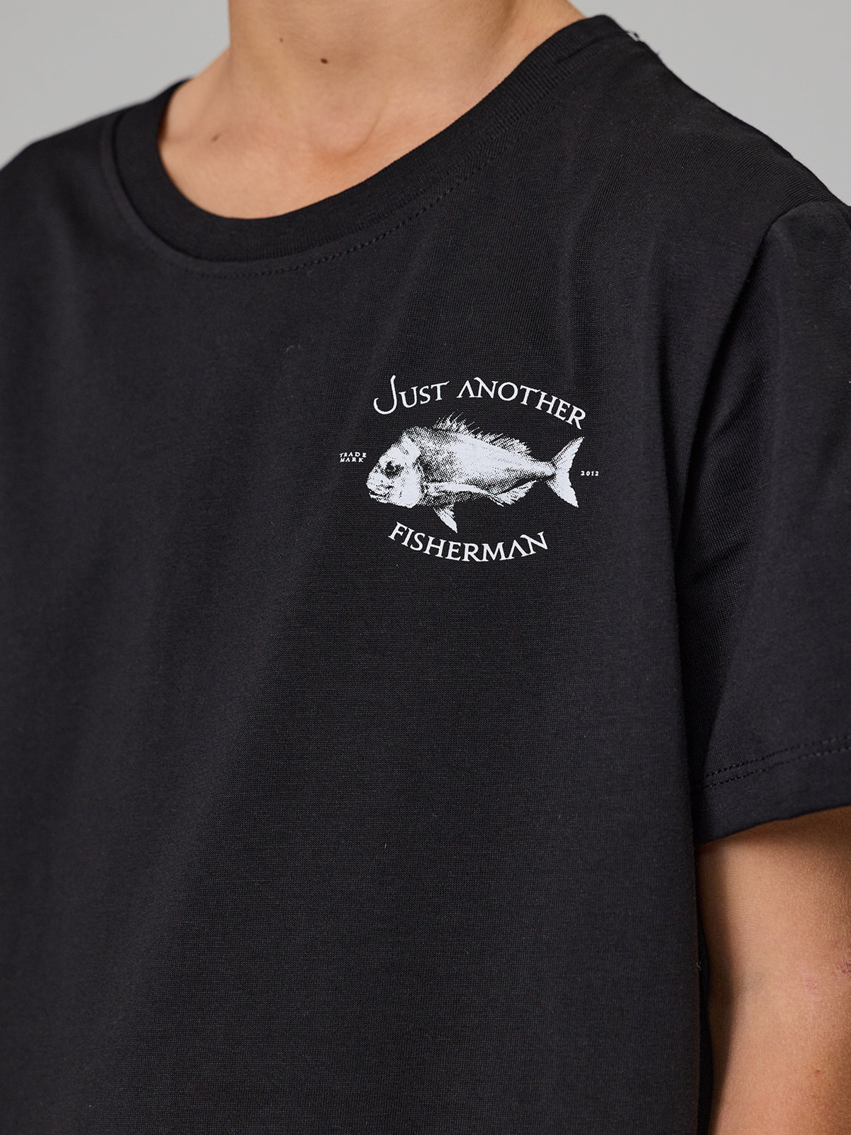 Just Another Fisherman Mini Snapper Tee Black