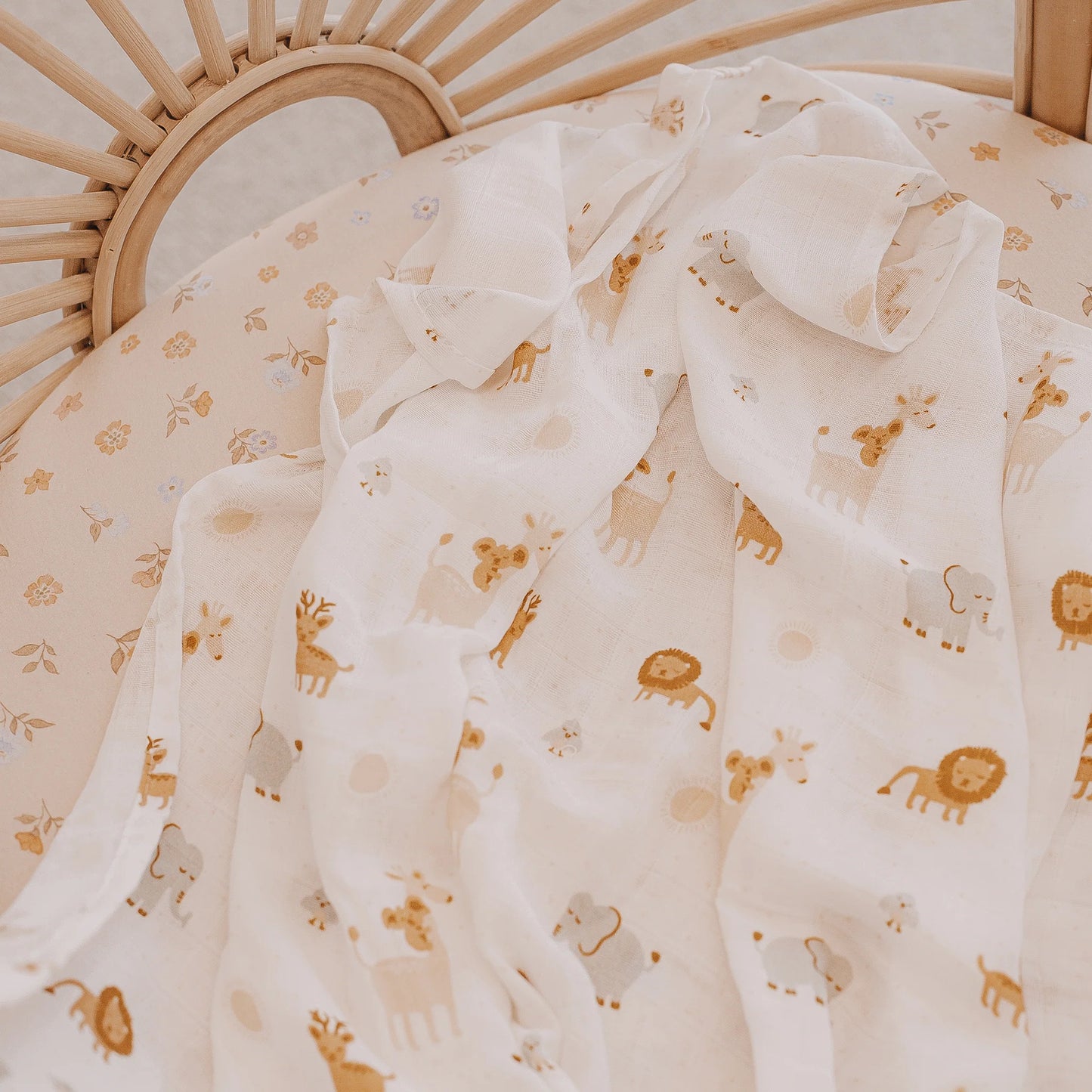 Fox & Fallow Welcome Party Organic Muslin Wrap