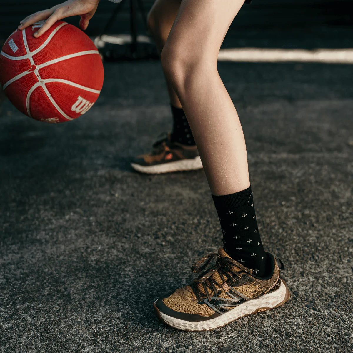 Lamington Child Merino Crew Socks Thorn