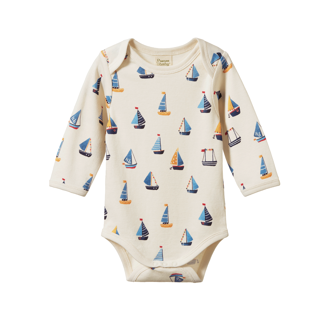 Nature Baby Long Sleeve Bodysuit Regatta Print