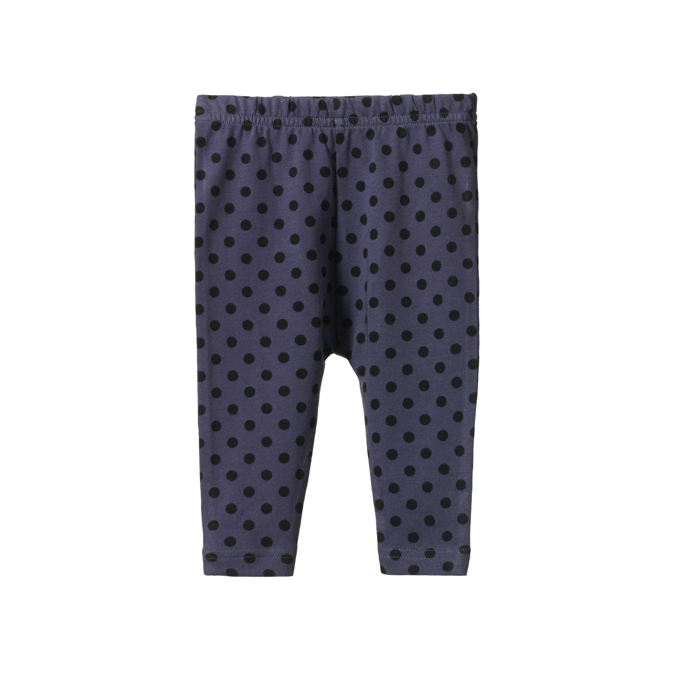 Nature Baby Leggings Violet Polka Dot Print