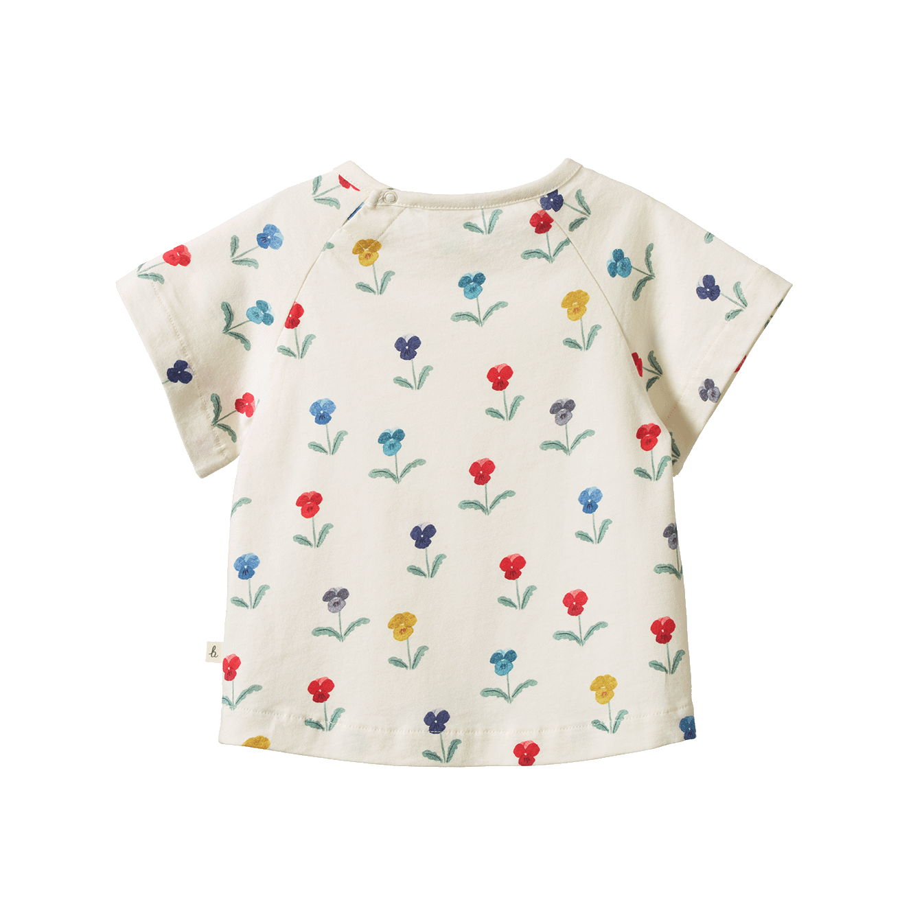 Nature Baby Juniper Tee Delphine Blooms Print