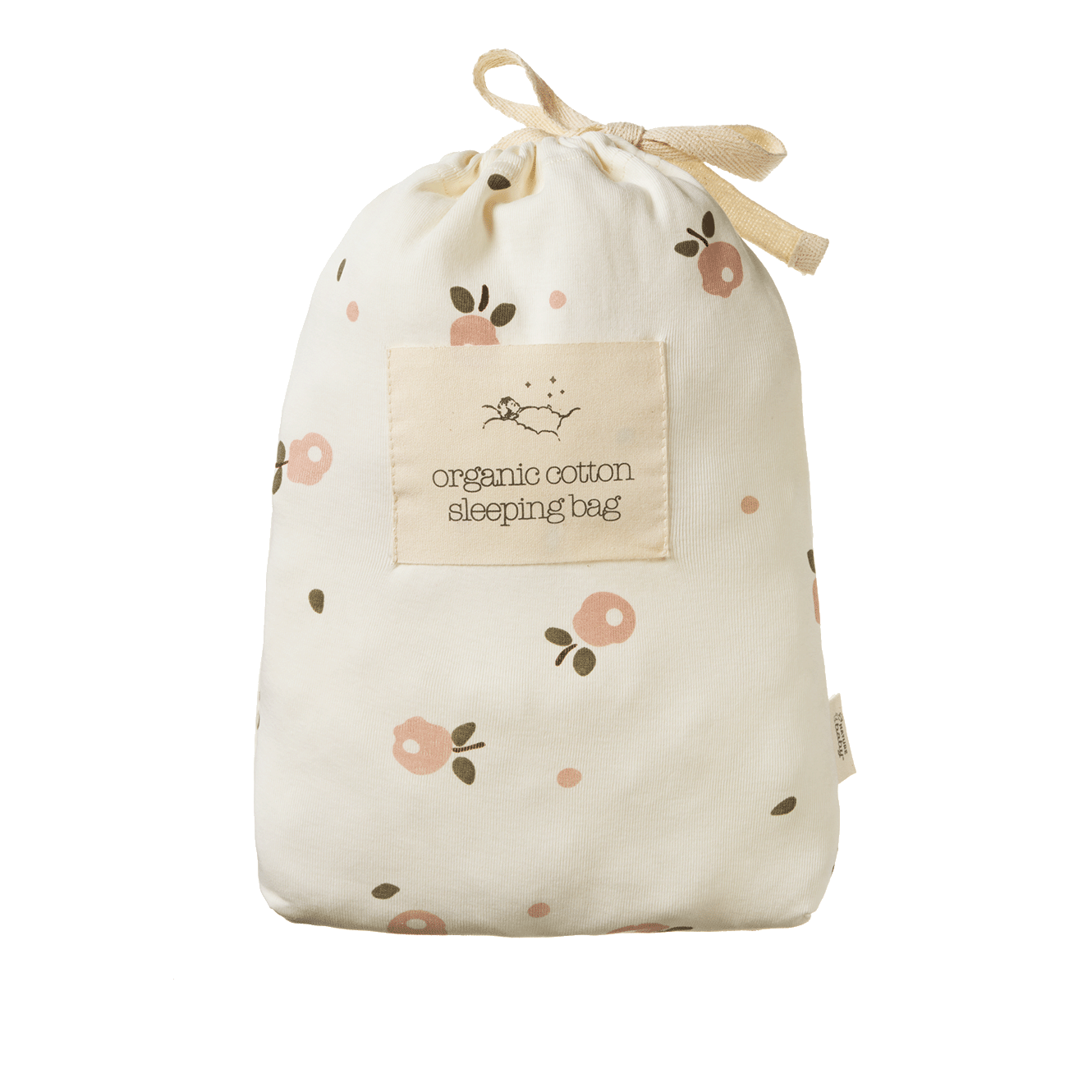 Nature Baby Organic Cotton Sleeping Bag Posey Blossom Rose Print