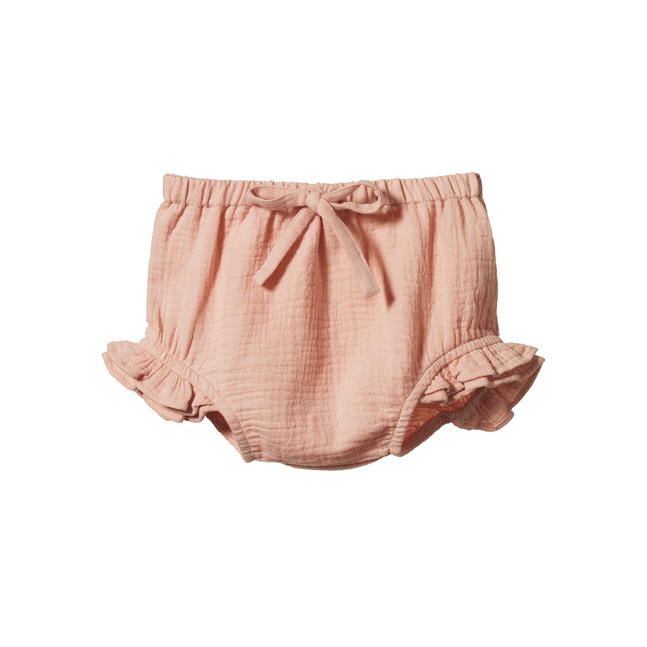 Nature Baby Petal Bloomers Muslin Rose Dust