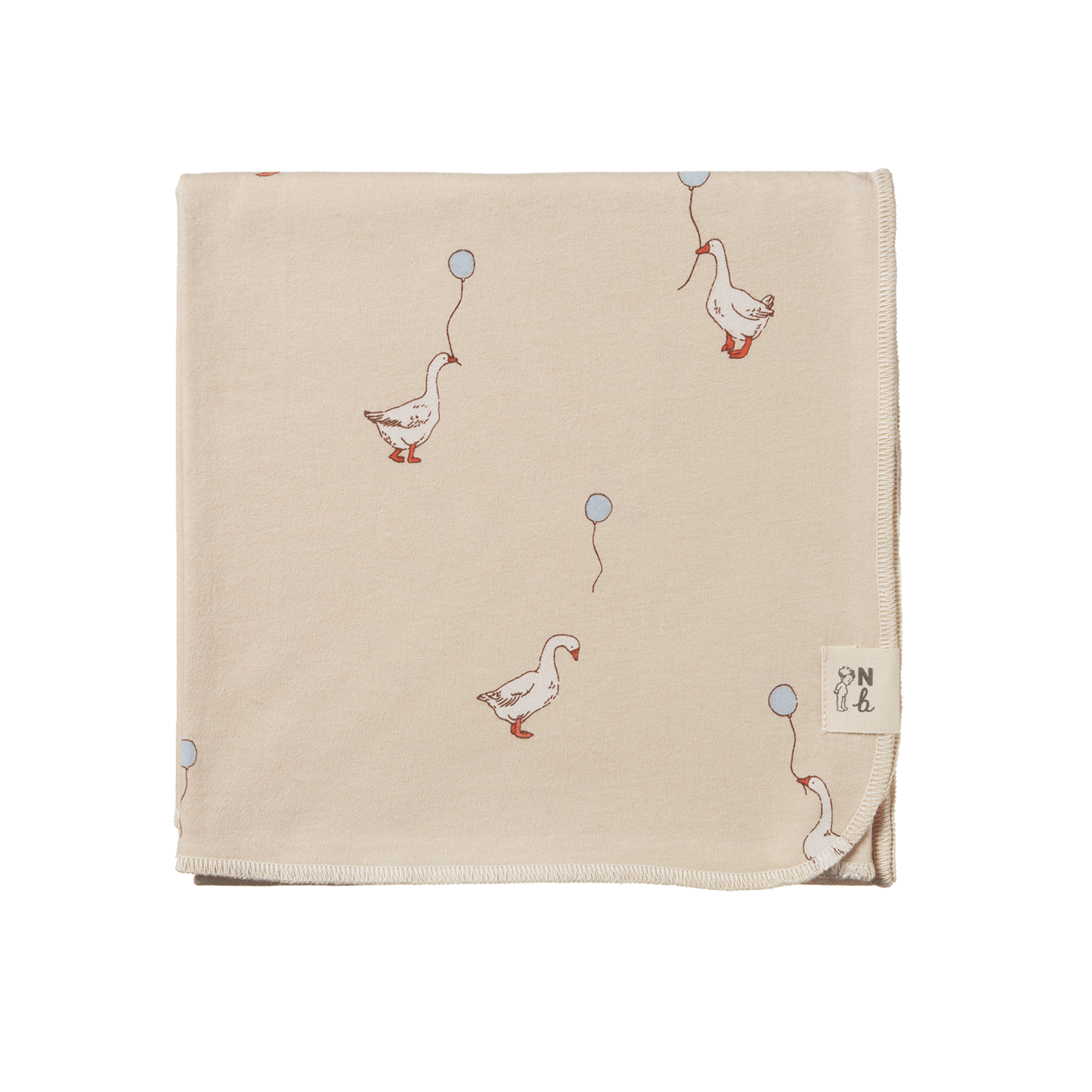Nature Baby Cotton Wrap Goose Lullaby Print