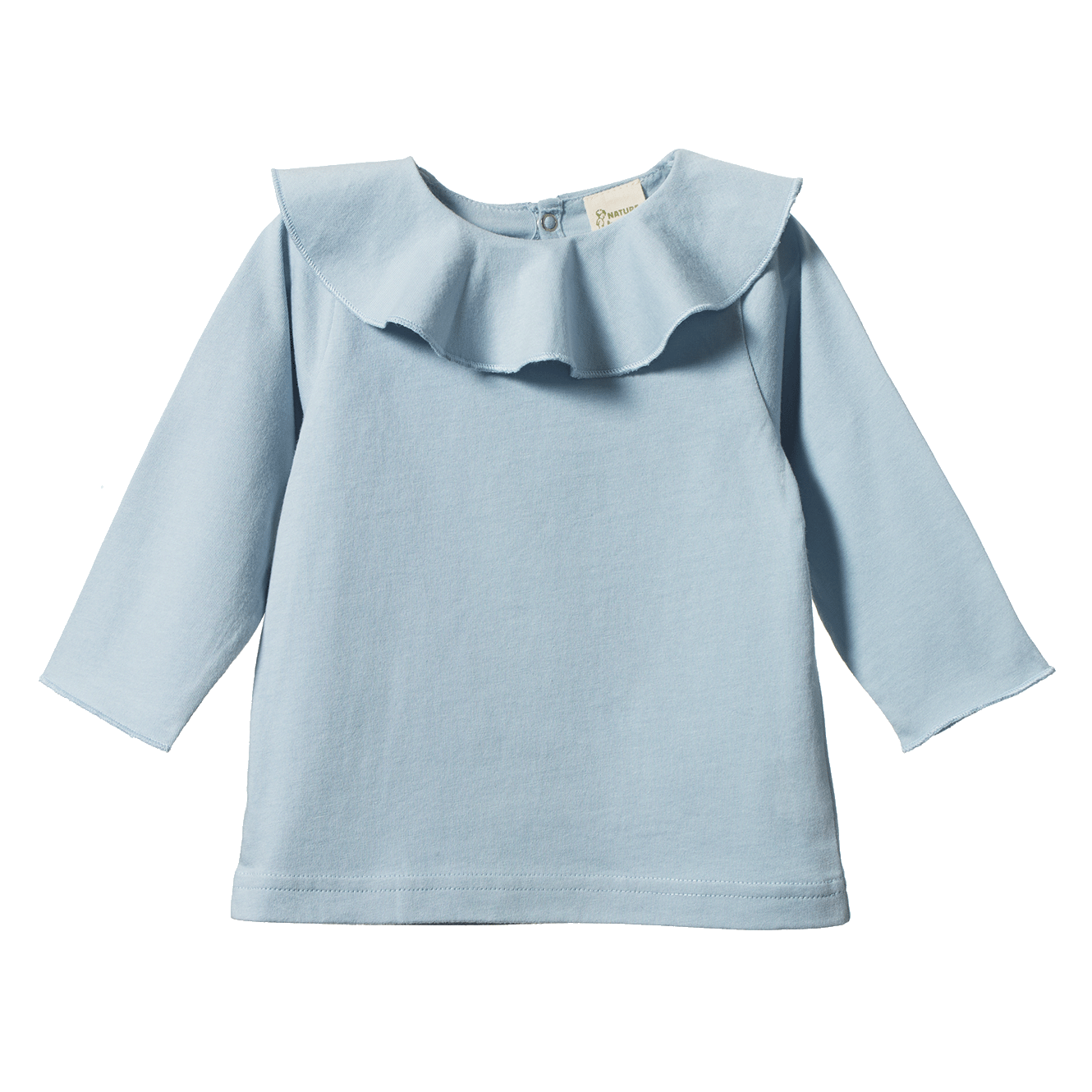 Nature Baby Tate Ruffle Top Celestial Blue