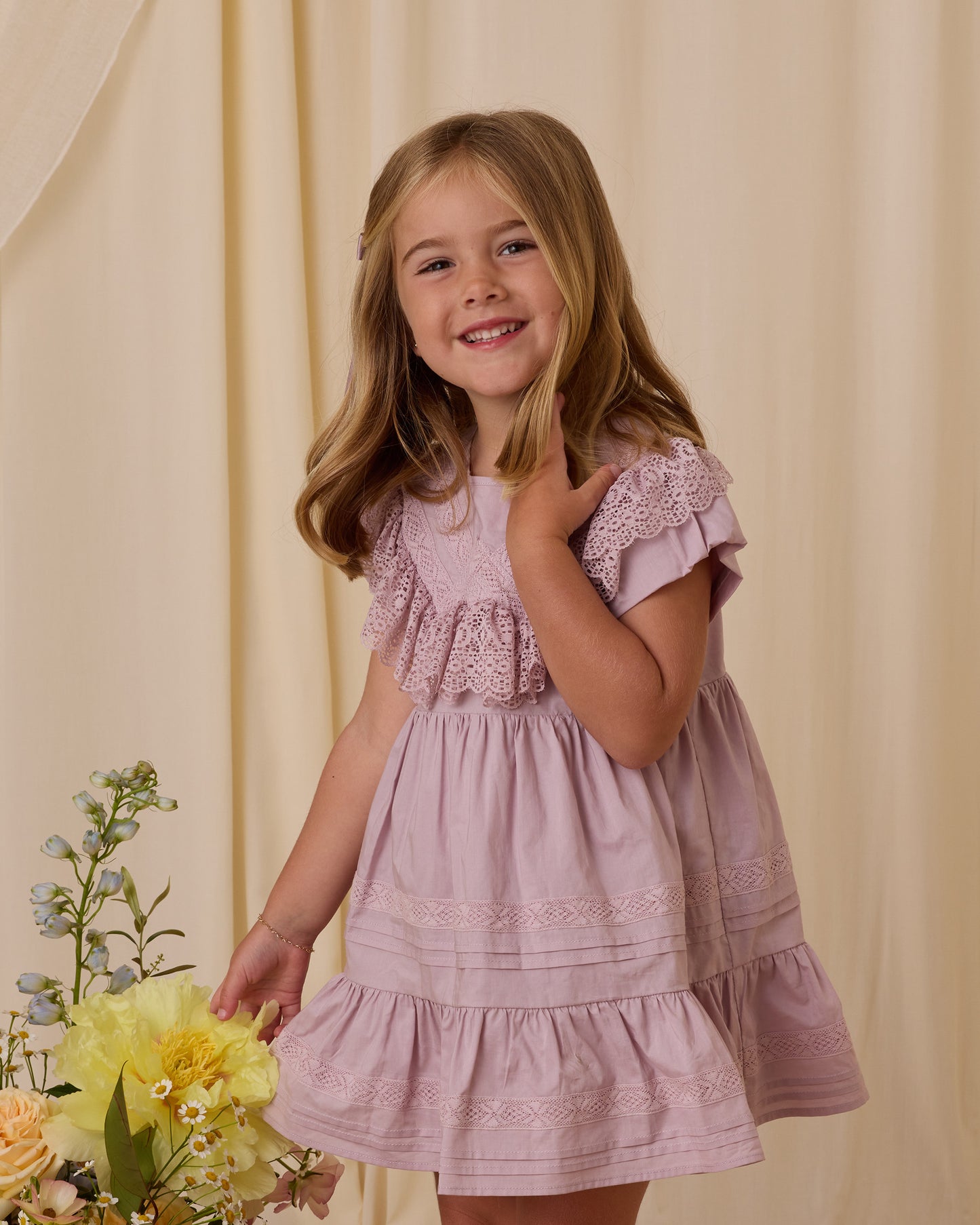 Noralee Goldie Dress Lavender