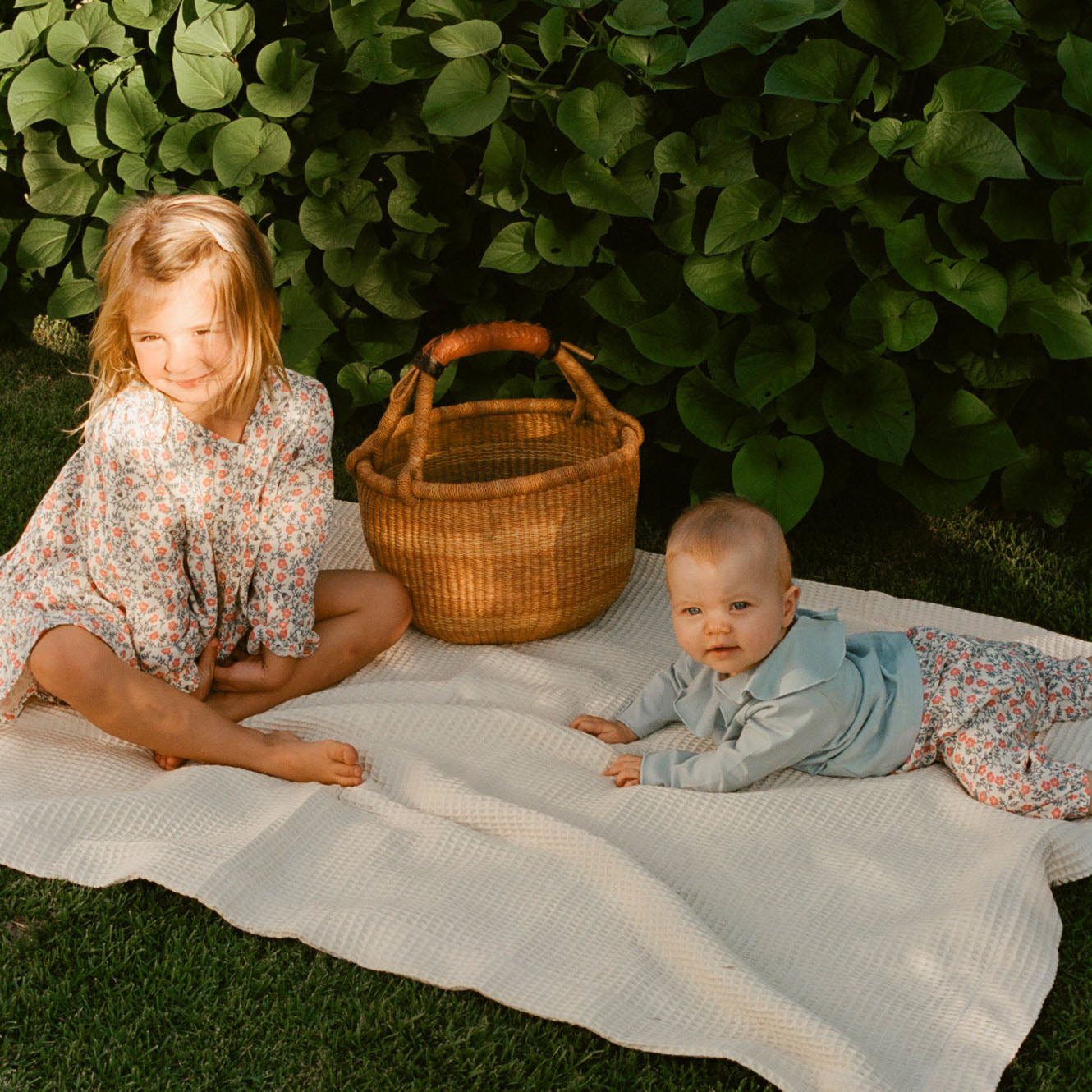 Nature Baby Tate Ruffle Top Celestial Blue