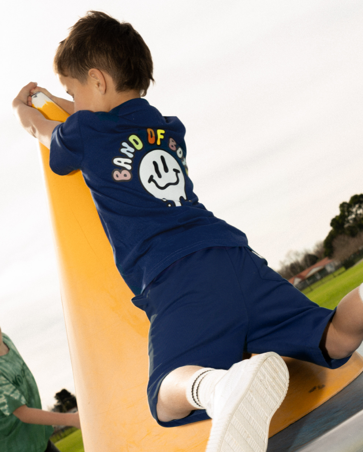 Band of Boys Navy Smiles Tee
