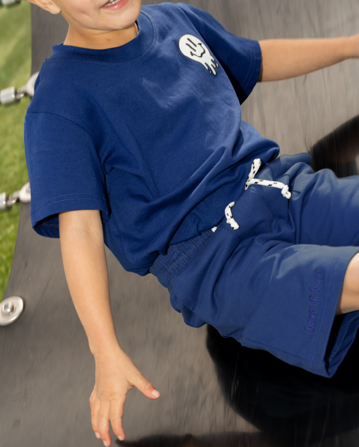 Band of Boys Navy Smiles Tee