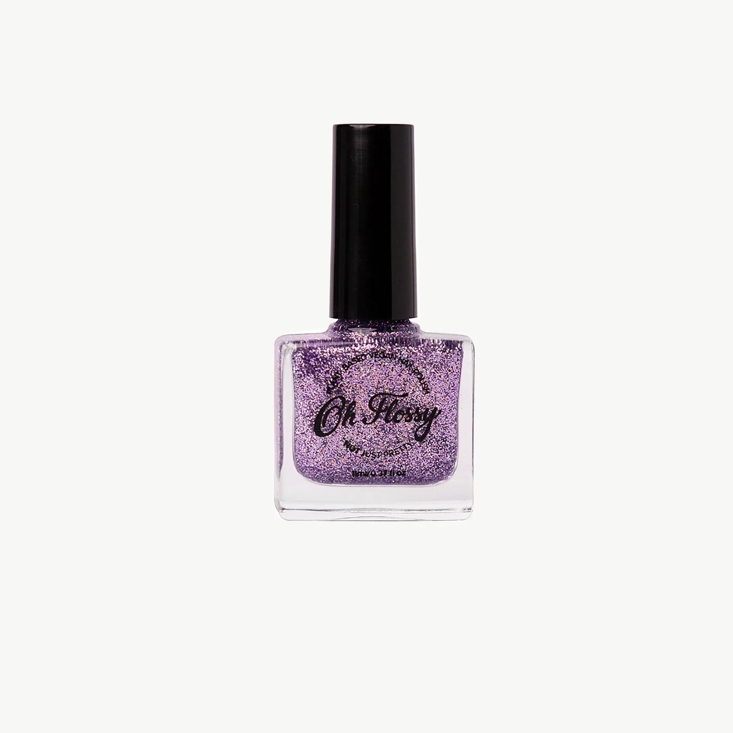 Oh Flossy Nail Polish Purple Glitter