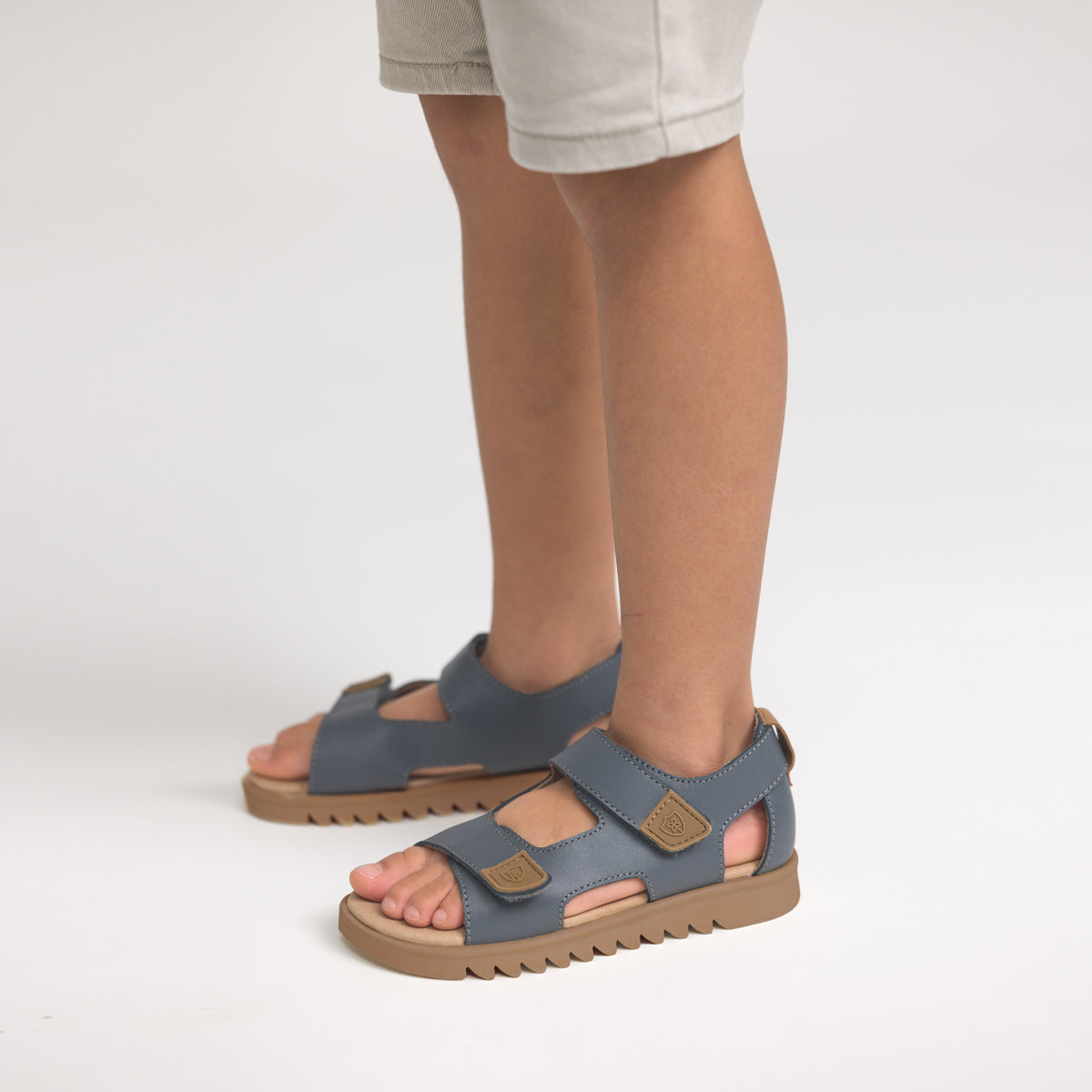 Pretty Brave Child Sandal Finley Indigo