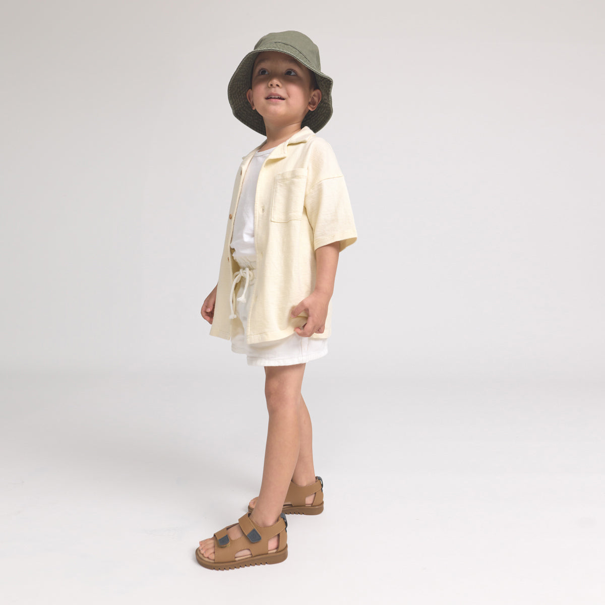 Pretty Brave Child Sandal Finley Tan