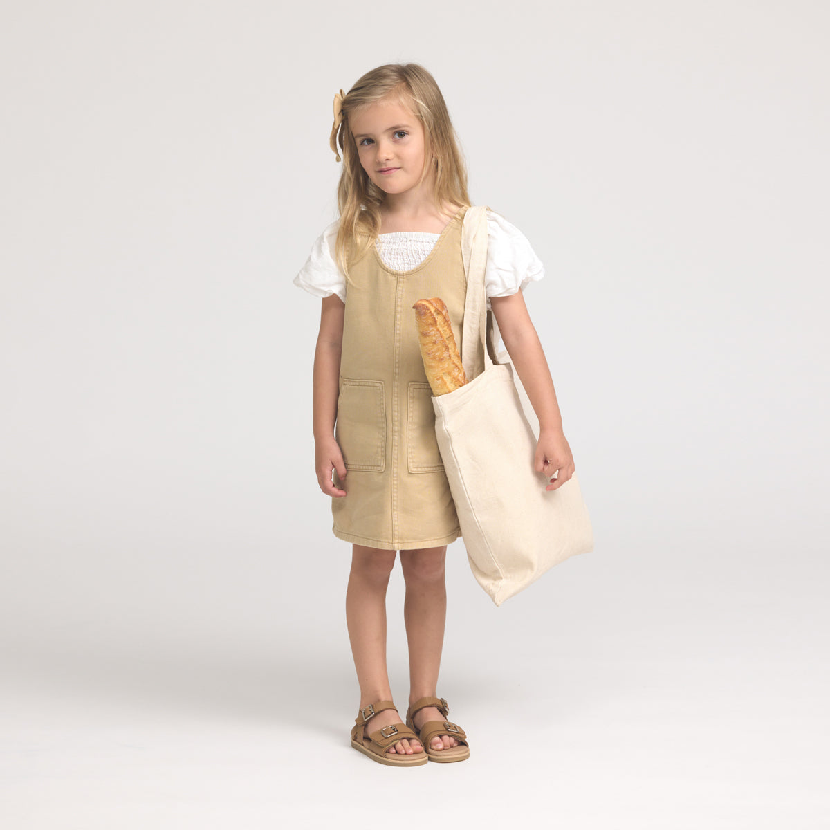 Pretty Brave Child Sandal Piper Tan