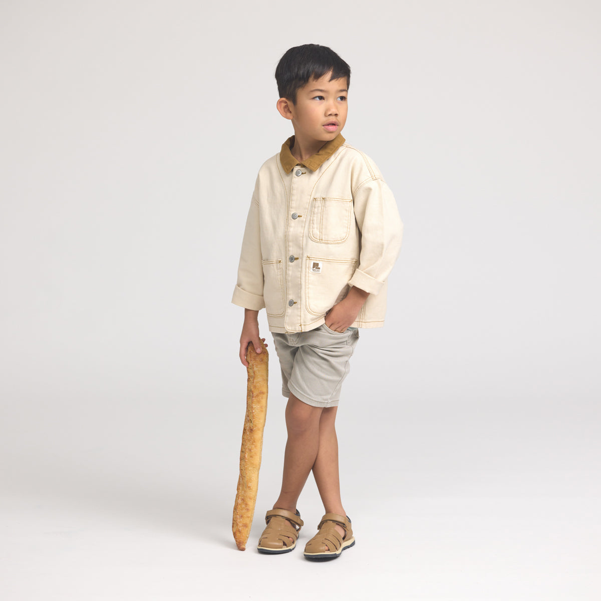 Pretty Brave Child Sandal Roman Tan