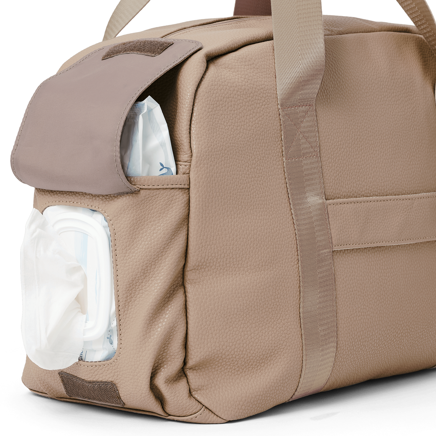 Pretty Brave Stella Baby Bag Natural Pebble