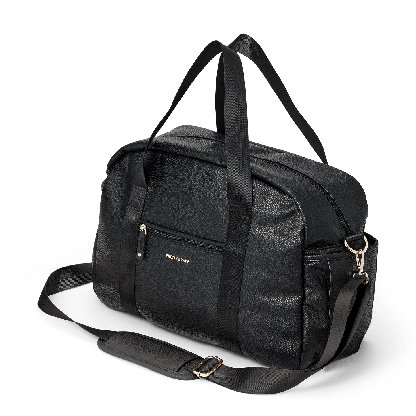 Pretty Brave Stella Baby Bag Black Pebble