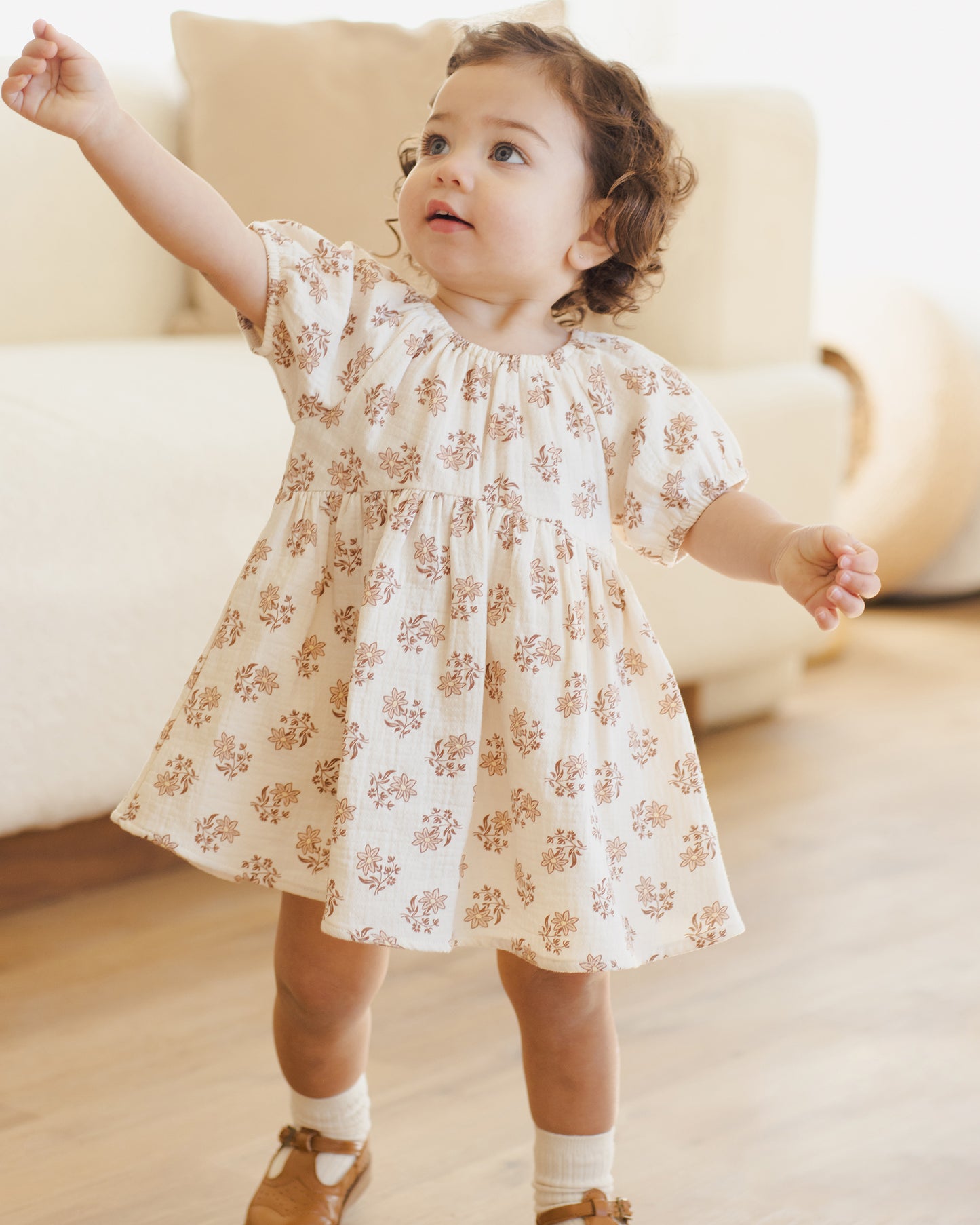 Quincy Mae Bella Dress | Daylily *Pre-Order*