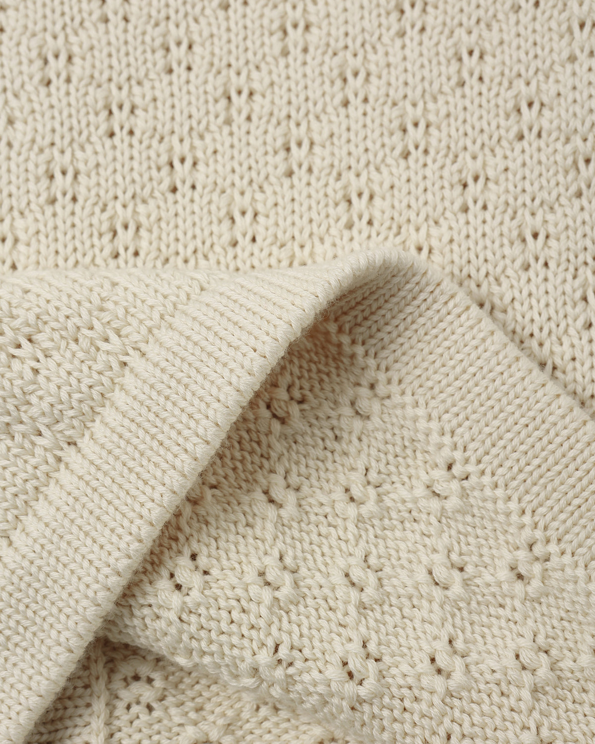 Quincy Mae Knit Cardigan Natural