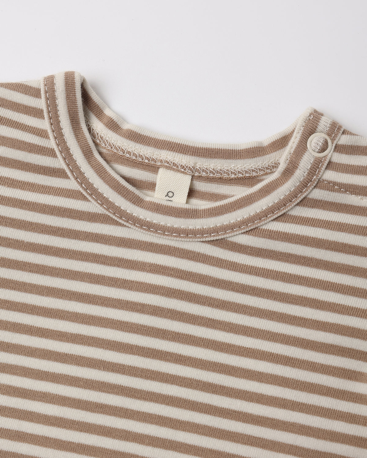 Quincy Mae Jersey Bodysuit, 2 Pack | Bunnies + Almond Stripe