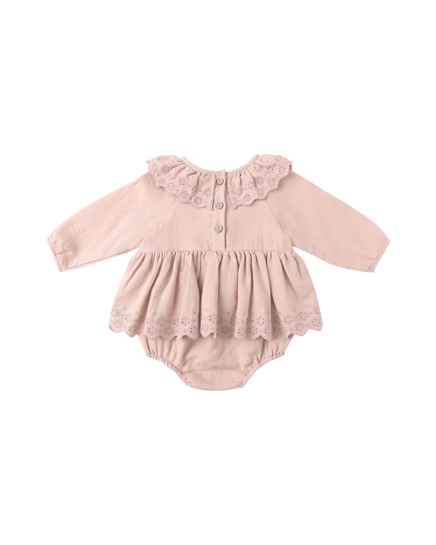 Quincy Mae Thalia Romper | Rose *Pre-Order*