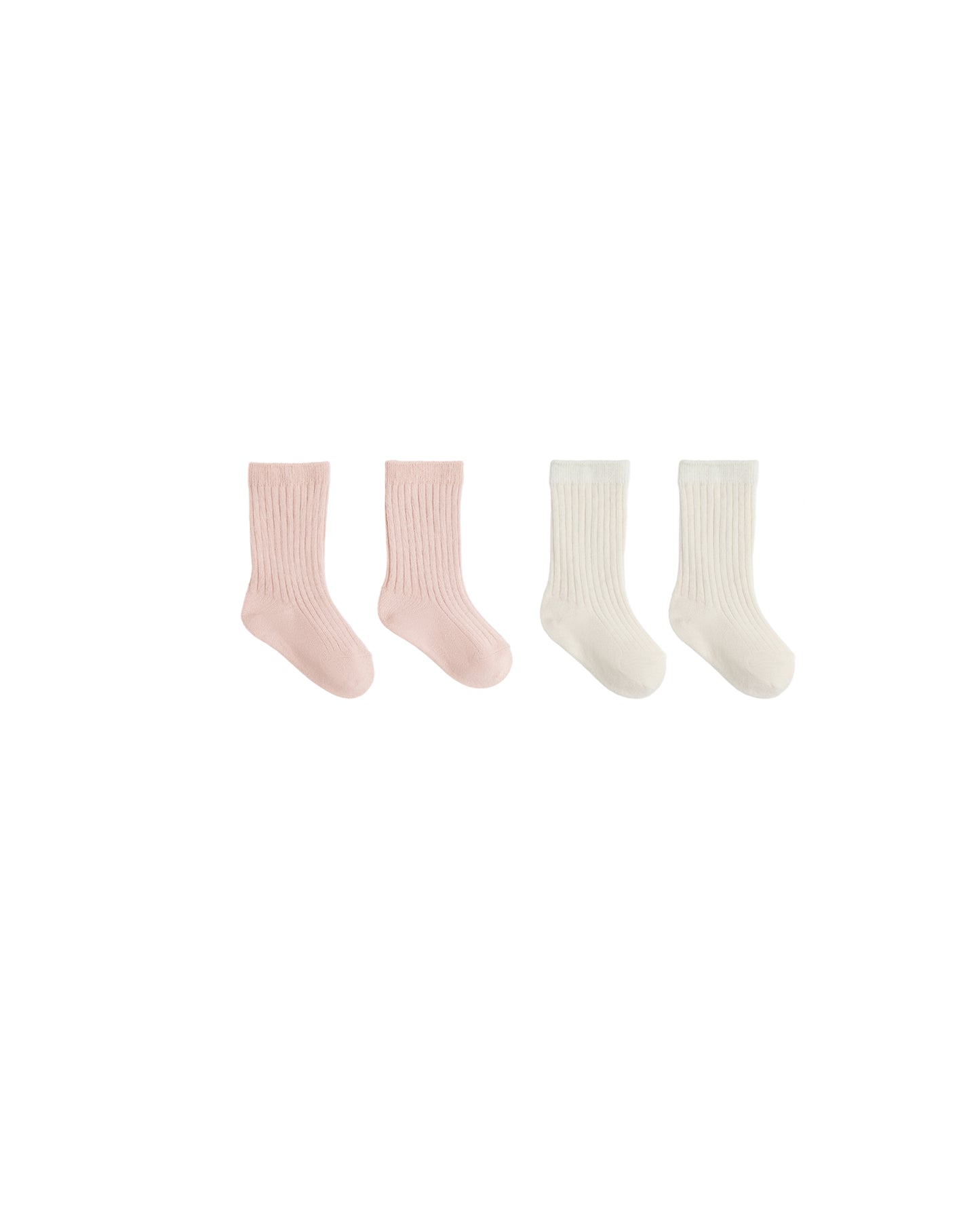 Quincy Mae Socks Set | Natural & Rose *Pre-Order*