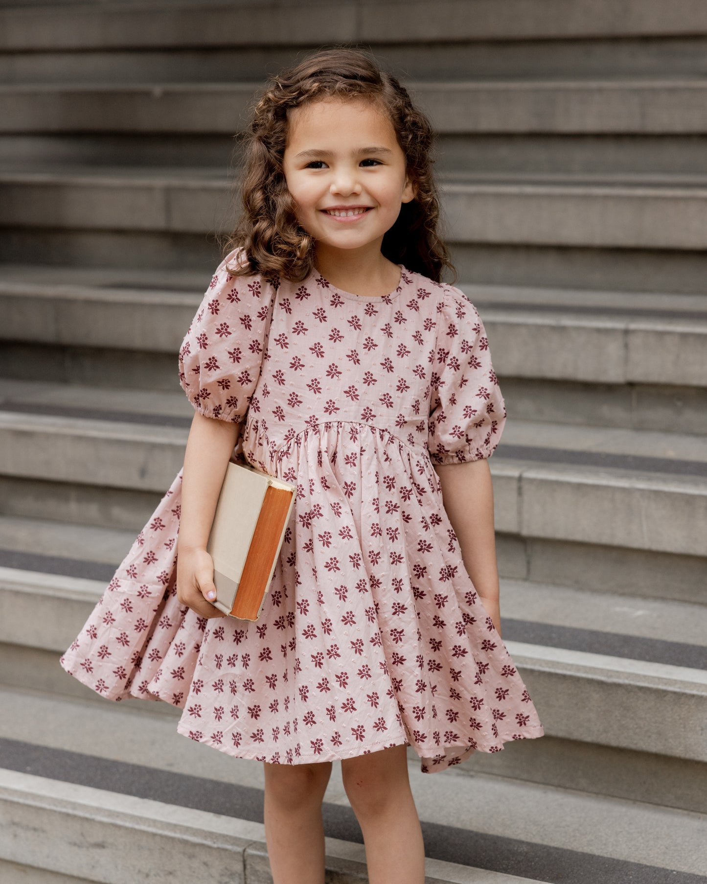 Rylee + Cru Rose Dress | Blush Fleur