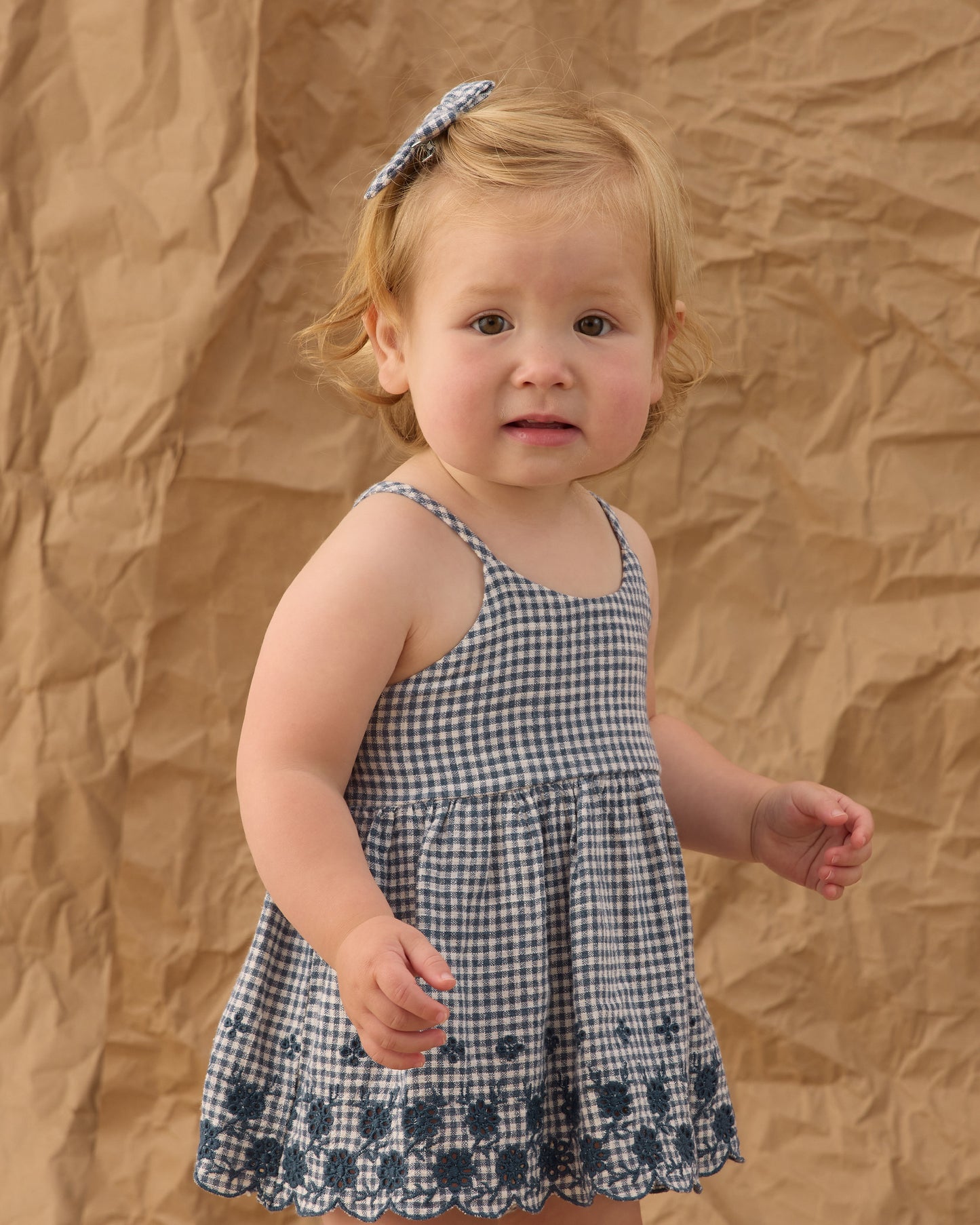 Rylee & Cru Zenni Set Marine Gingham