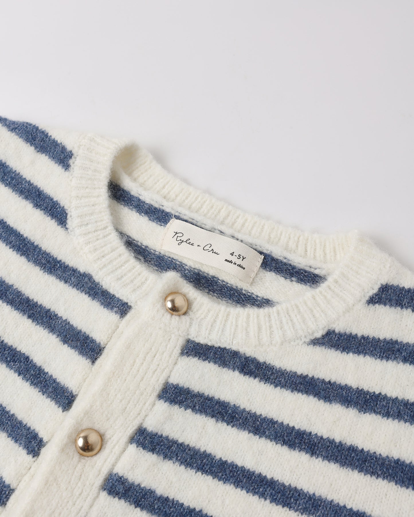 Rylee & Cru Classic Cardigan Maritime Stripe