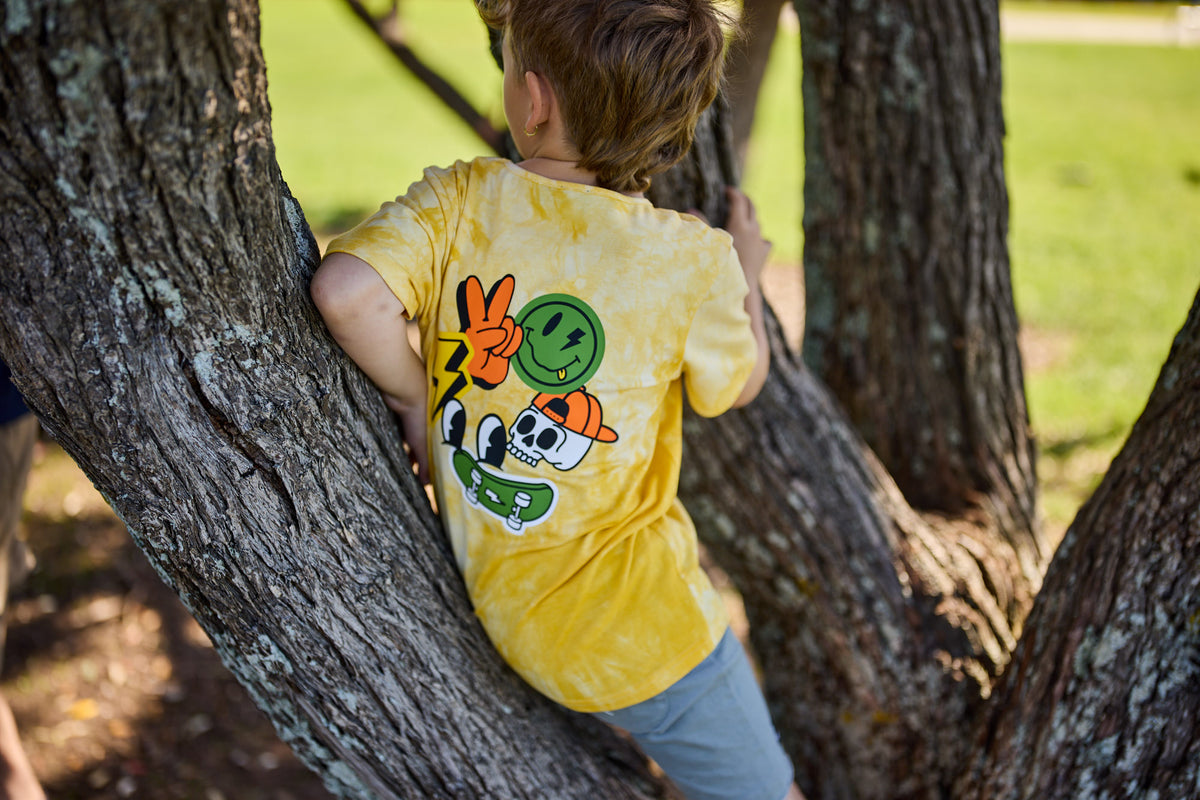Radicool Kids Tie Dye Skater Tee