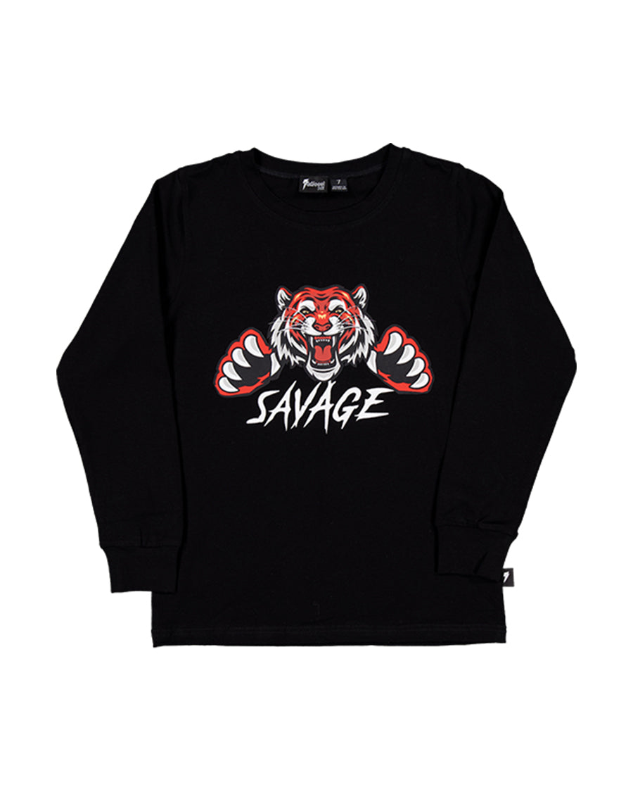 Radicool Savage Tiger Long Sleeve Tee